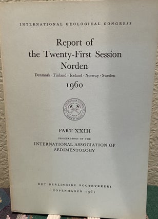 Item #30381 Proceedings of the International Association of Sedimentology. Kaj Hansen, Ed