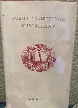 Item #31145 Schott's Original Miscellany. Ben Schott