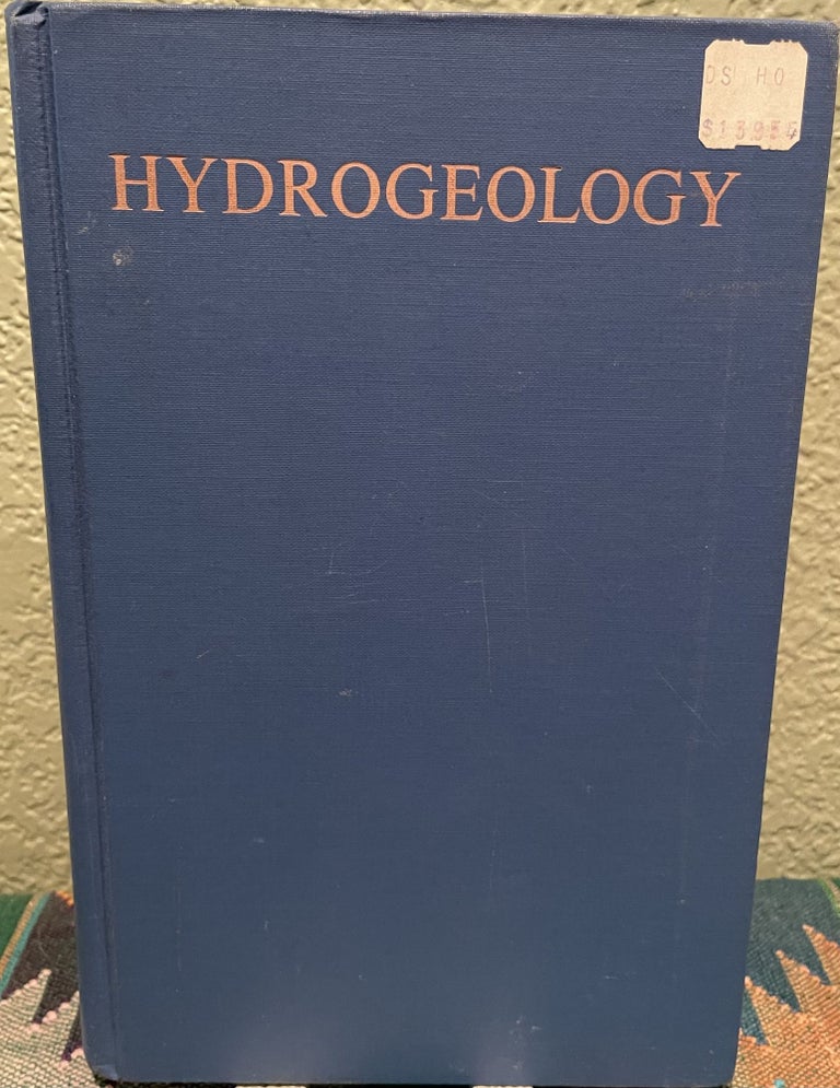 Item #31277 Hydrogeology. S. N. Davis, R. J. Dewiest.
