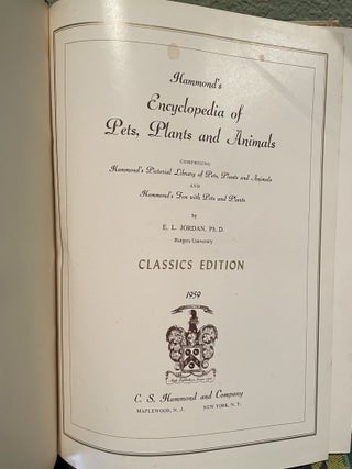 Hammond's Pictorial Library of Pets, Plants and Animals