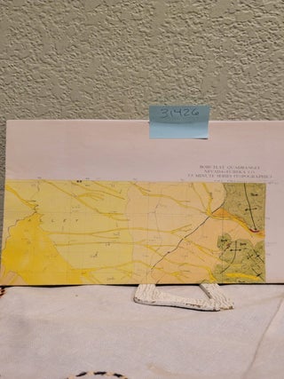 Item #31426 Geology of the Bob's Flat Quadrangle Nevada-Eureka Co. 7.5 Minute Series...