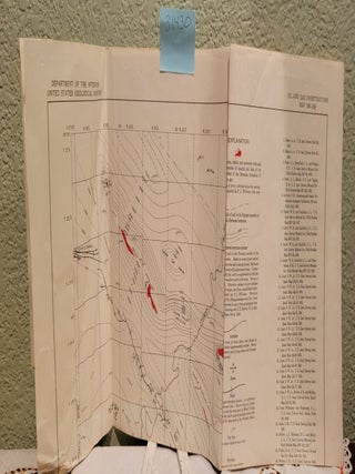 Item #31430 Preliminary Structure Contour Map on Top of Salt in the Paradox Member of the Hermosa...