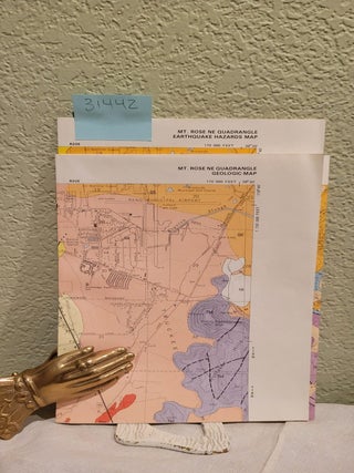 Item #31442 Mt. Rose NE Quadrangle, Earthquake Hazards Map 4bi and Mt. Rose Quadrangle Geologic...
