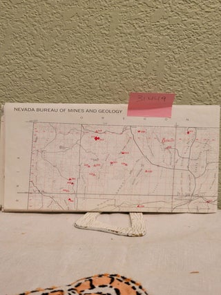 Item #31449 Radioactive Mineral Occurrences in Nevada. Bulletin 81, Plate 1. Larry J. Garside