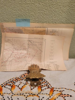 Item #31491 Geologic Map and Topographic Map of the Santa Rita and Patagonia Mountains, Arizonia,...