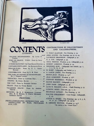 The Golden Hind: A Quarterly Magazine of Art and Literature