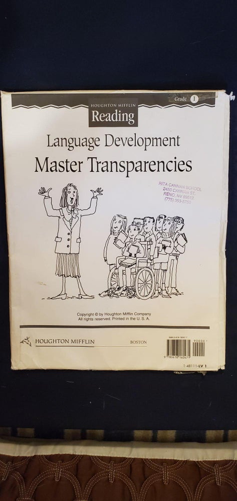 Item #5558259 Language Development Master Transparencies. anon.