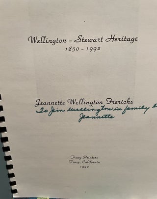 Wellington Stewart Heritage 1850 - 1992