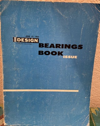 Item #5558379 Machine Design Bearings Book Issue. Colin Carmichael