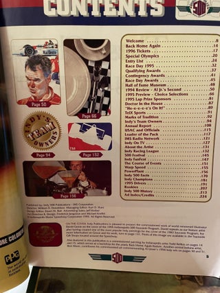Indianapolis 500 Official Program May 26th, 1991 & May28th, 1995