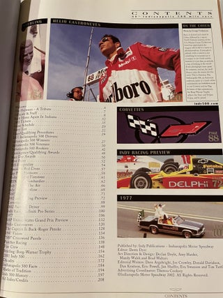 Indianapolis 500 Official Program 1990, 1991, 1992, 1994, 1995, 1997, 2002