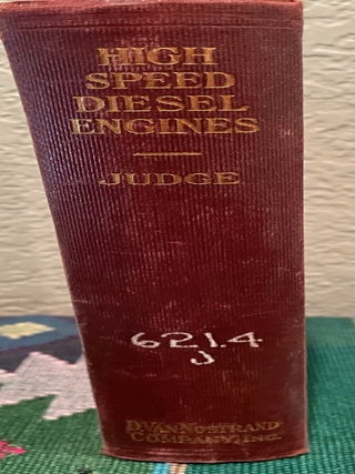 Item #5563003 High Speed Diesel Engines With Special Reference to Traction, Stationary and Marine...