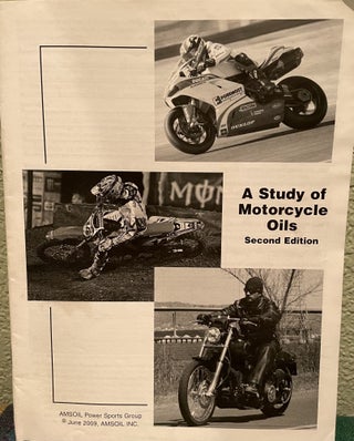 Item #5563146 A Study of Motorcycle oils. David E. Leitten