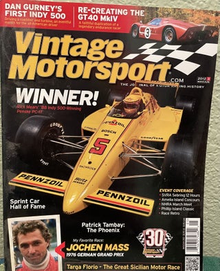 Item #5563164 Vintage Motorsport Magazine (May June 2012