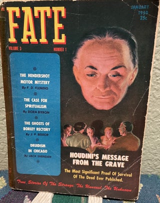 Item #5563199 Fate Magazine; True Stories of the Strange, The Unusual, The Unknown January 1950...