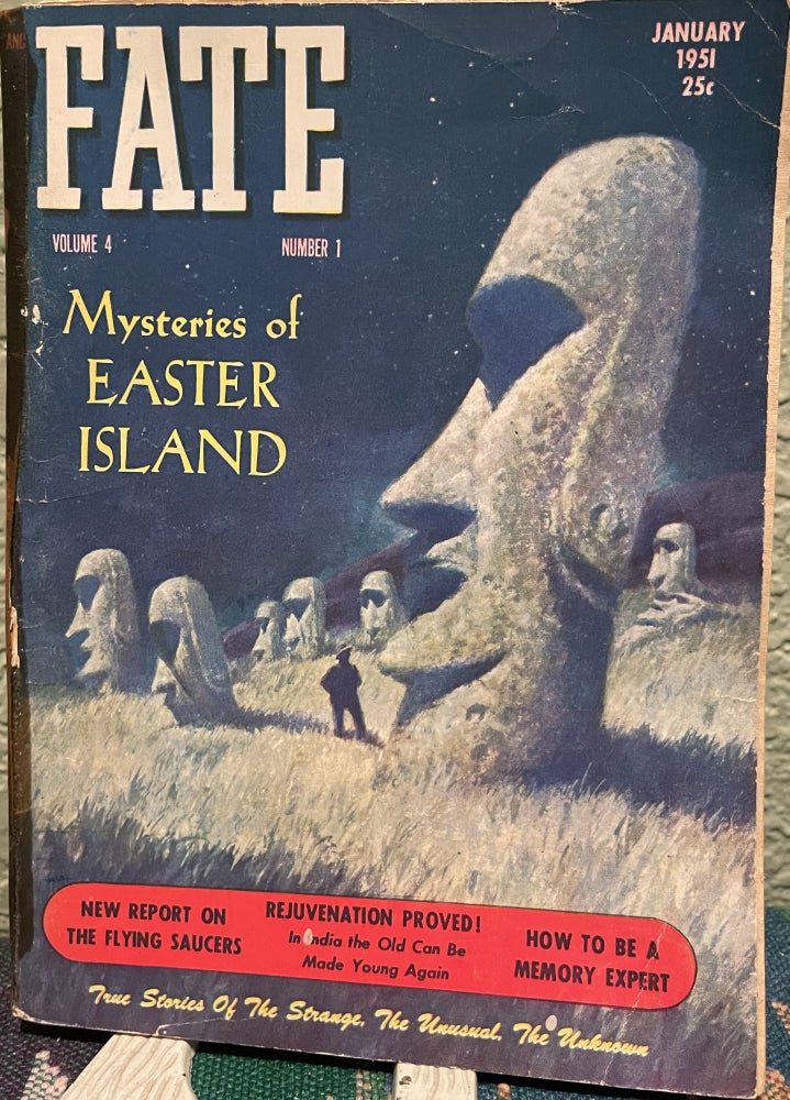 Item #5563202 Fate Magazine; True Stories of The Strange, The Unusual, The Unknown January 1951 Vol 4 No 1, Issue 17. Robert N. Webster.