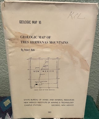 Item #5563317 Geologic Map of Tres Hermanas Mountains. Robert Balk