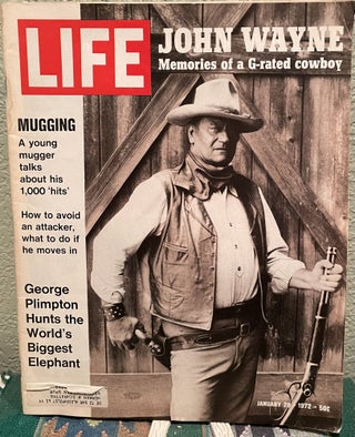 3 Life Magazines John Wayne, 1965,1969 & 1972