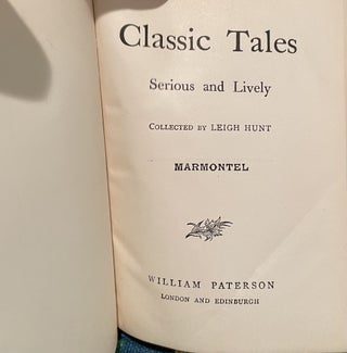 Classic Tales Serious and Lively (5volumes VOL 1, VOL 3-5 missing VOL 2)