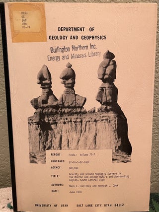 Item #5563734 GRAVITY AND GROUND MAGNETIC SURVEYS IN THE MONROE AND JOSEPH KGRA'S AND SURROUNDING...