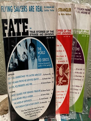 Fate Magazine True Stories of the Strange and the Unknown January 1967 - December 1967, 12 issues