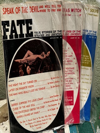 Fate Magazine True Stories of the Strange and the Unknown January 1967 - December 1967, 12 issues