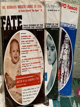 Fate Magazine, True Stories of the Strange and Unknown January 1968 - December 1968, 12 issues