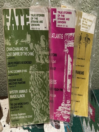 Fate Magazine True Stories of the Strange and Unknown January 1971 - December 1971 12 Issues