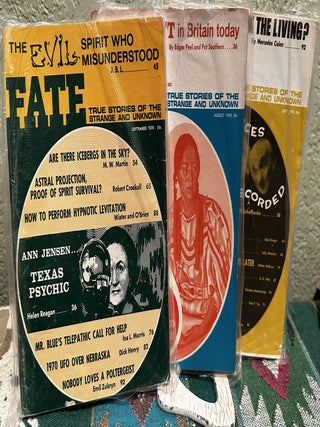 Fate Magazine; True Stories of the Strange and Unknown, January - December 1970 12 issues