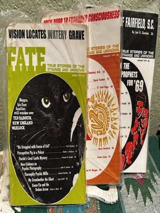 Fate Magazine; True Stories of the Strange and Unknown, January - December 1970 12 issues