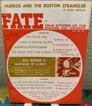 Item #5564018 Fate Magazine; True Stories of the Strange and Unknown May 1967 Vol. 20 No. 5 Issue...