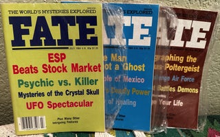 Fate The World's Mysteries Explored 11 issues missing November, Jan- Dec 1984 Vol 37 No 1-10 and 12 Issue 406-415 & 417