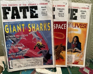 Fate True Reports of the Strange & Unknown 1991 Vol 44 No. 1-7, 9-10 Issue 490-496 & 498-499