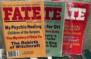 Fate True Reports of the Strange & Unknown 1988 Vol 41 No. 2, 3, 4, 9, 10, 12 Issue 455, 456, 457, 462, 463, 465
