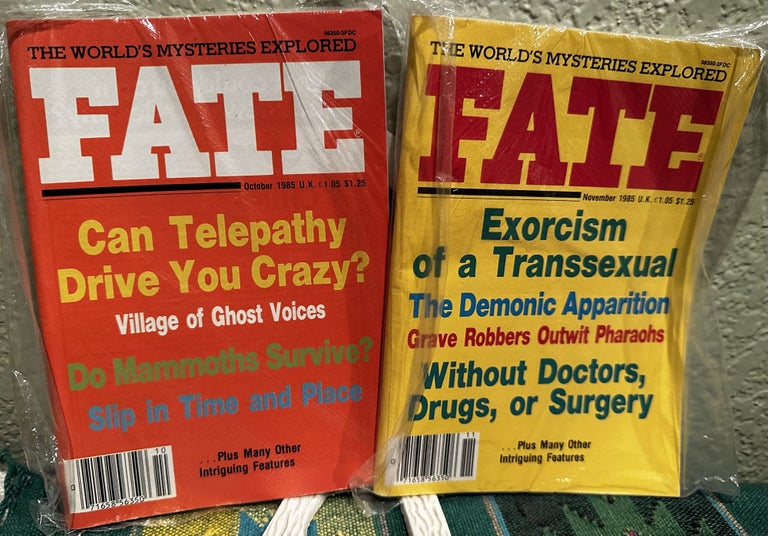 Item #5564103 Fate True Reports of the Strange & Unknown 1985 Vol 38 No. 2, 3, 4, 6, 7, 10, 11 Issue 419, 420, 421, 423, 424, 427, 428. Mary Margaret Fuller.