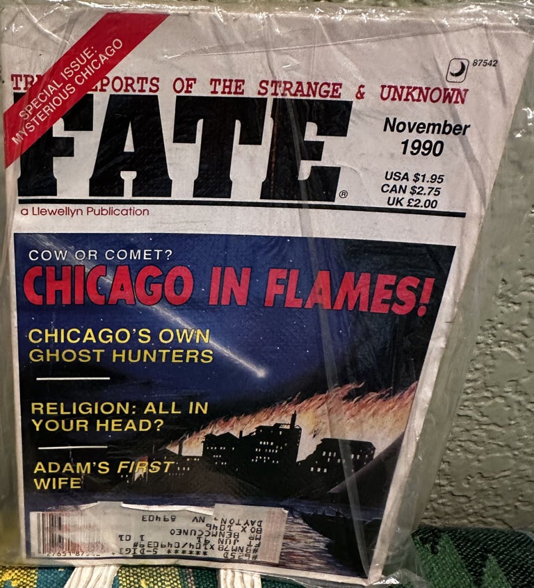 Item #5564113 Fate True Reports of the Strange and Unknown November 1990 Vol 43 No 11 Issue 488. Mary Margaret Fuller.