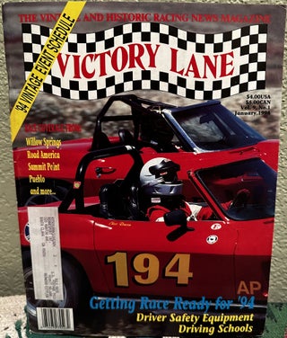 Item #5564208 Victory Lane The Vintage and Historic Racing News Magazine Vol. 9 No 1 January...