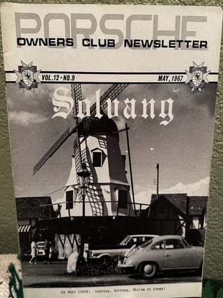 Item #5564224 Porsche Owners Club Newsletter Vol. 12 No. 9 May., 1967. Robert J. Remeika