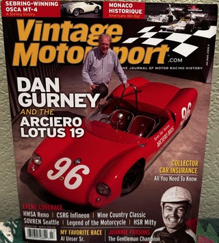 Item #5564228 Vintage Motorsport The Journal of Motor Racing History Jul/Aug 2008 Number 4. D....