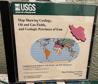 Item #5564791 Map showing geology, oil and gas fields, and geologic provinces of Iran (Open file...