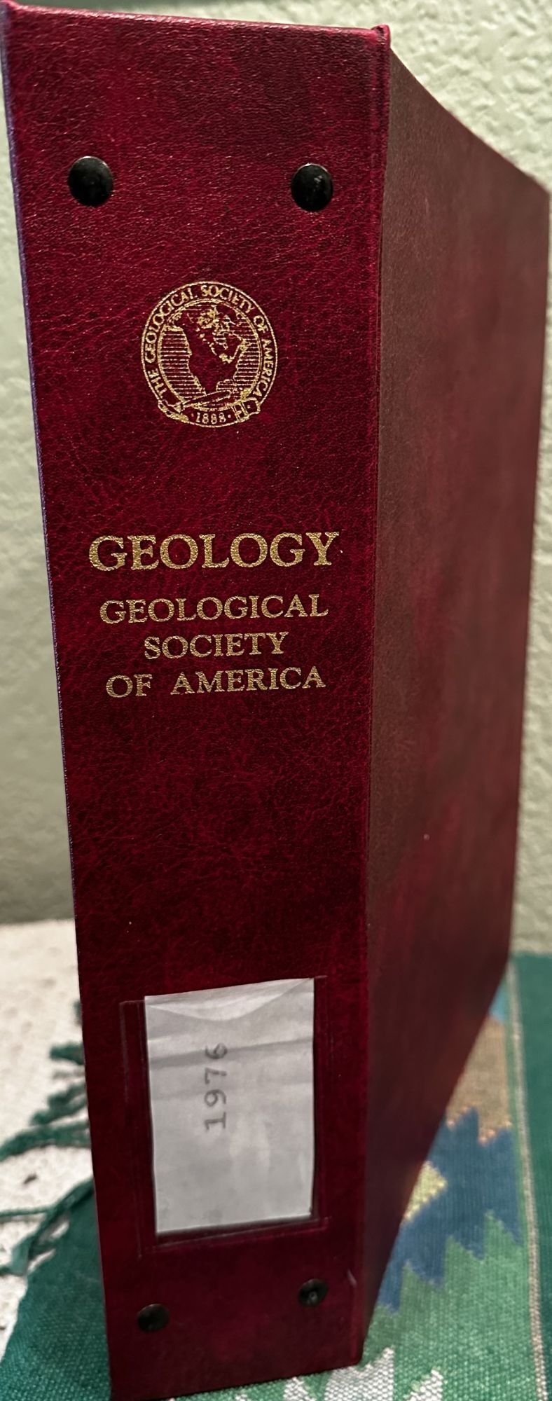 Geology Magazine January 1976 Vol 4 No. 1 - 12 Issues. Henry Spall.