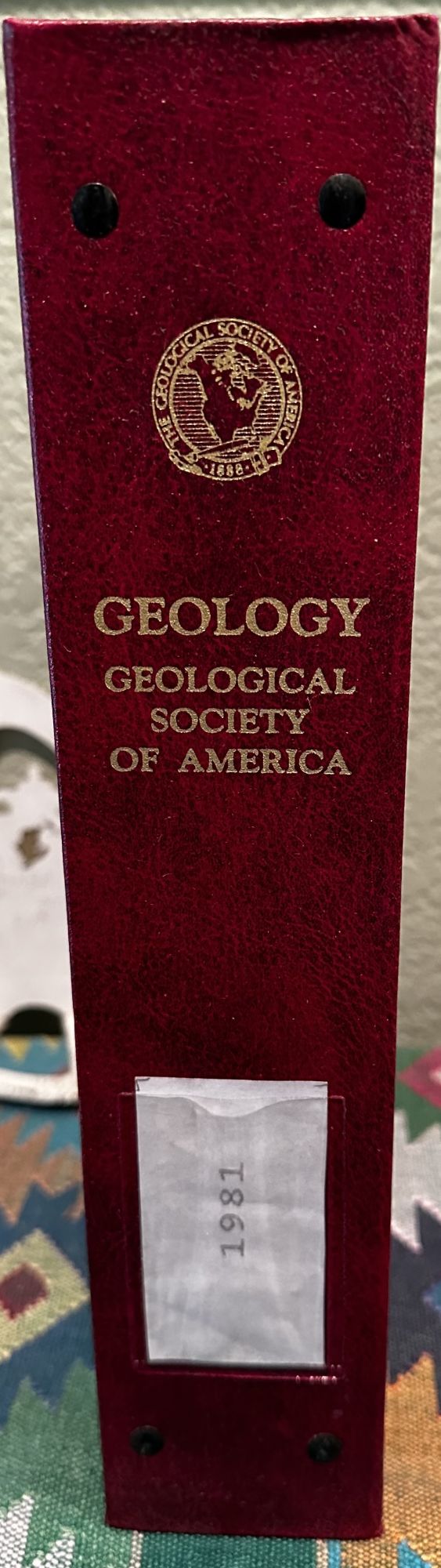 Geology Magazine January 1981 Vol 9 No. 1-12. Vernon E. Swanson.