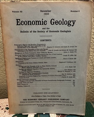 Item #5564842 Economic Geology and the Bulletin of the Society of Economic Geologists Volume 45...