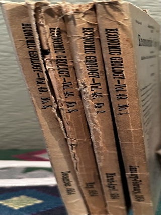 Economic Geology and the Bulletin of the Society of Economic Geologists Volume 49 NUMBER 1 - 3 & 8 January - February - May & December 1954