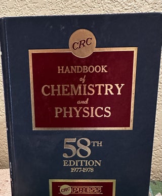 Item #5564884 CRC Handbook of Chemistry and Physics, 58th Edition. Robert C. Weast
