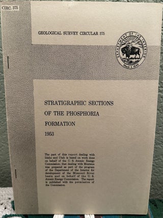 Item #5564895 Stratigraphic Sections of the Phosphoria Formation 1953, Circular 375. R. W....
