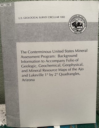 Item #5564904 The Conterminous United States Mineral Assessment Program: Background Information...