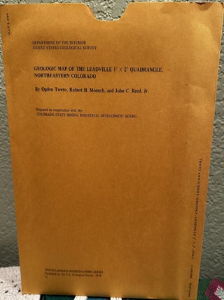 Item #5564970 Geologic Map of the Leadville 1º x 2º Quadrangle, Northeastern Colorado:...