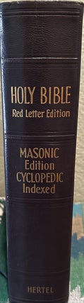 Item #5564988 Masonic Edition Cyclopedic Indexed Holy Bible. the New Standard Alphabetical...