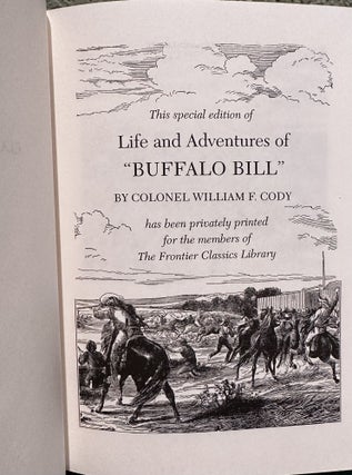 Life and Adventures of "Buffalo Bill"
